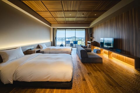 Premium Deluxe NAGURI, Ocean View, Non Smoking | In-room safe, blackout drapes, iron/ironing board (on request)