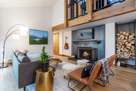 Relax In Front Of the Fireplace And Watch TV