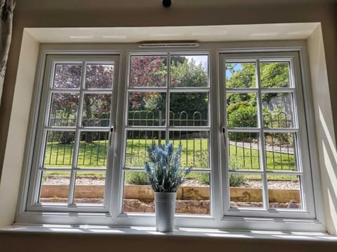 Views from the super king bedroom (bedroom 1). 