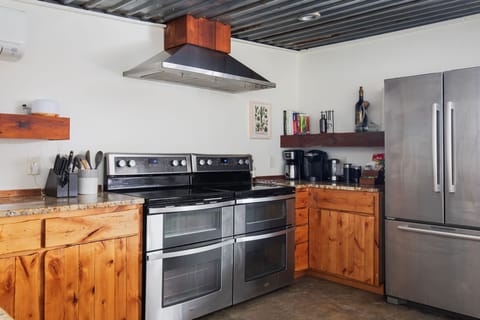 Party Barn Double oven and stoves for your cooking delight.