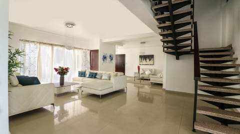 Living room 1 staircase view