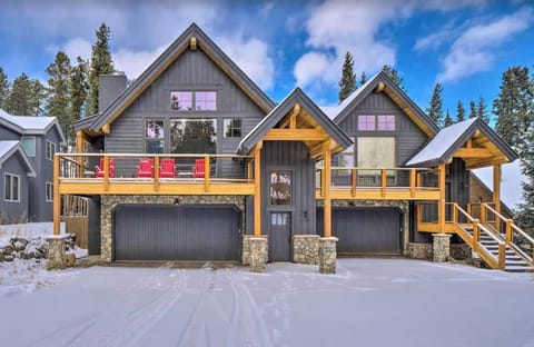Front view of duplex.  