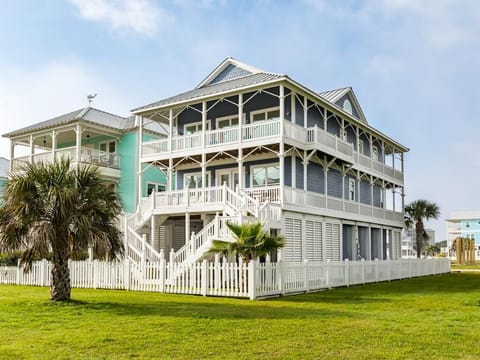 Wrap around decks offer beautiful views and convenience from deck to deck!