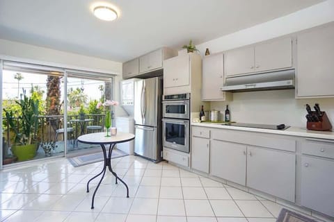 Beautiful kitchen area with patio 