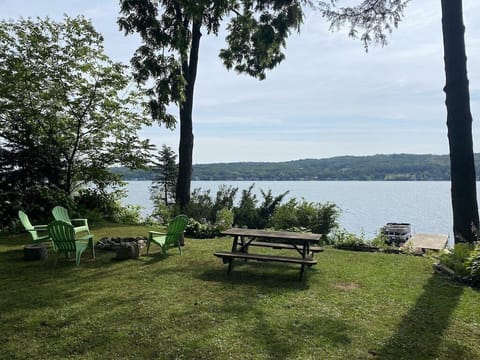 Picnic Table and Bonfire Pit