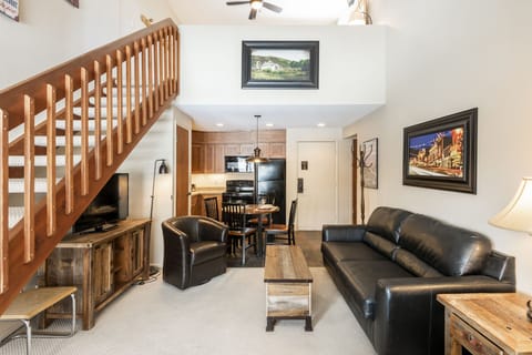 Stairway to the open loft