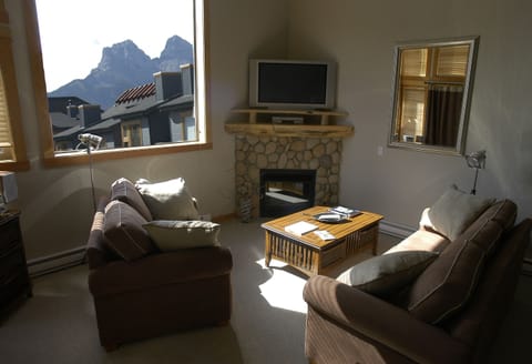 Watch TV or look at the mountains?!