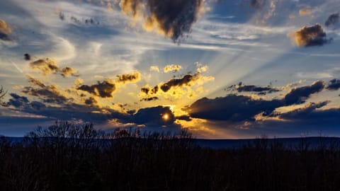 Sunset from deck provided by guest/professional photographer