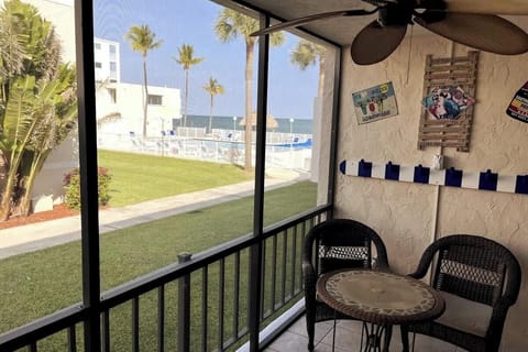 Kick back and relax with tranquil views of the pool and ocean.