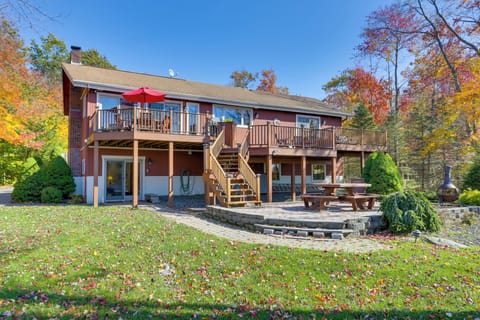 Pocono Lake Vacation Rental | 5BR | 3BA | Stairs Required | 3,400 Sq Ft
