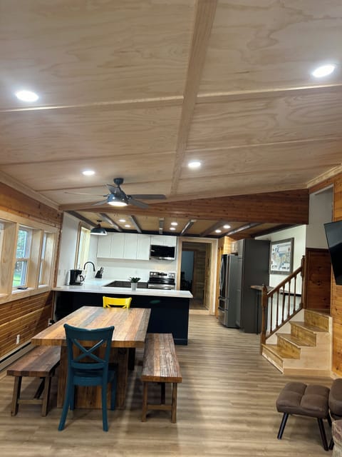 View from the couch area!