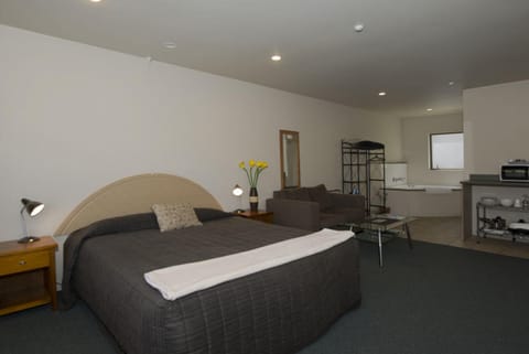 Studio, 1 King Bed, Non Smoking, Jetted Tub | Iron/ironing board, free WiFi, bed sheets