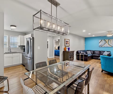 Enjoy the open floor plan from the dining area to the living room.