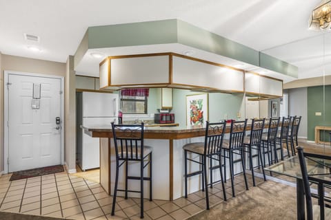 Full Kitchen with Extra Bar Seating