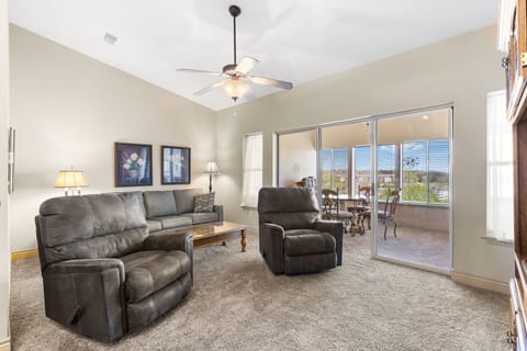 Living Room with Sunroom Access