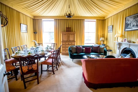 First floor: The fabulous tented dining room