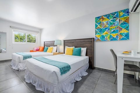 Two Comfortable Double Beds