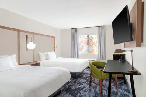 Room, 2 Queen Beds | Premium bedding, down comforters, pillowtop beds, desk