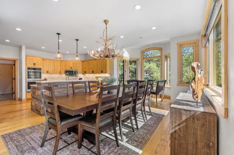 Mountain views from every room; board games and cards located in dining buffet