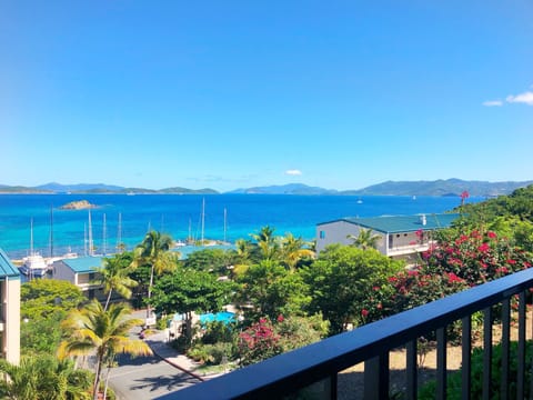 Gorgeous View from the balcony of St. John USVI and British Virgin Islands