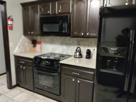 toaster oven, tea kettle, microwave....