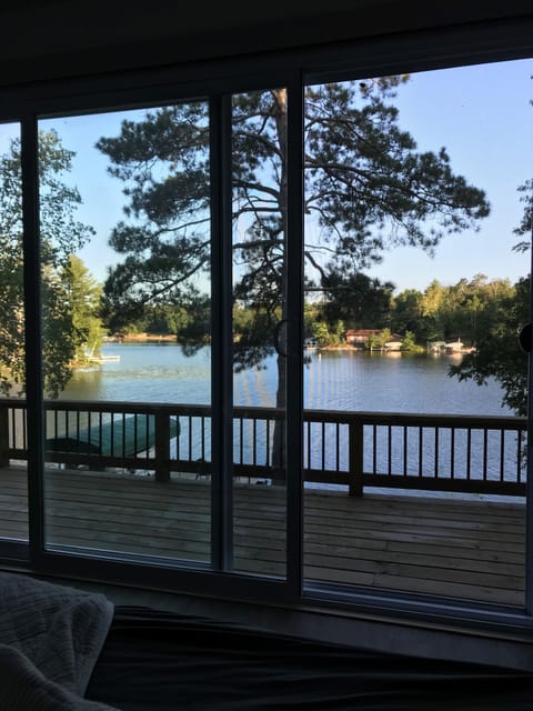 Living room view to the lake!