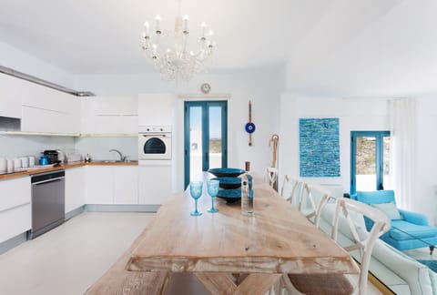 Fully equipped kitchen with high quality appliances and Nespresso machine.