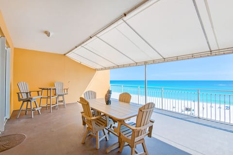 Large balcony with lots of space