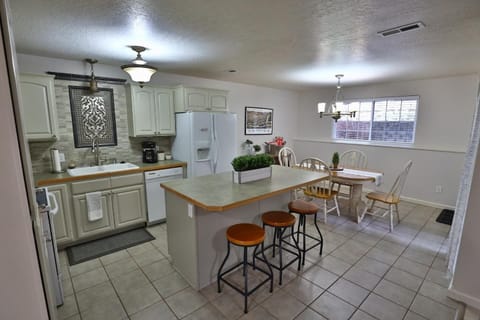 Gather in the well appointed kitchen to cook dinner and enjoy conversation.