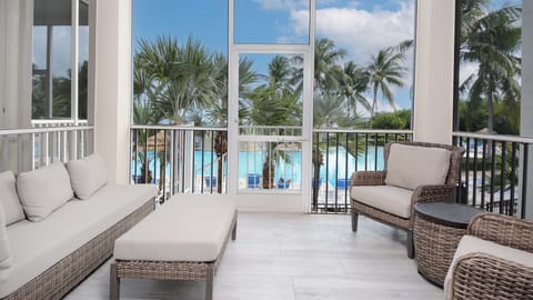 Balcony off the Living Room overlooking the Oasis Pool - 2nd Floor
