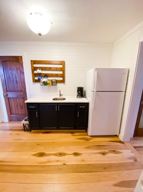 Coffee bar and second refrigerator on main level