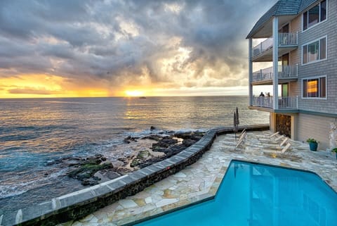 Take a refreshing dip in the heated oceanfront pool, steps from your unit and the sound of the surf.