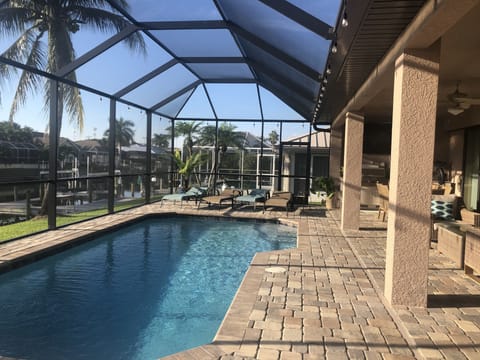 Private heated pool
