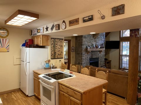 2nd view of Kitchen with updated rustic decor