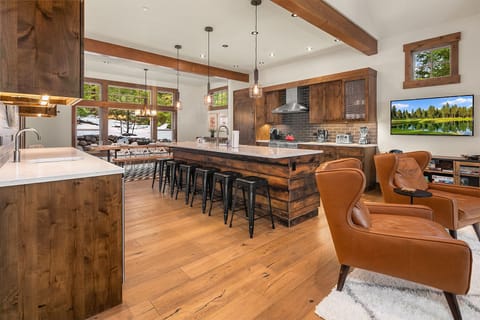 Eagle Aerie: - Open concept great room with a fantastic chef's kitchen and prep bar.