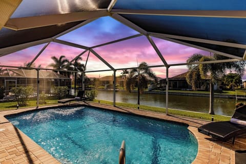 End the day with a breathtaking sunset over the water!