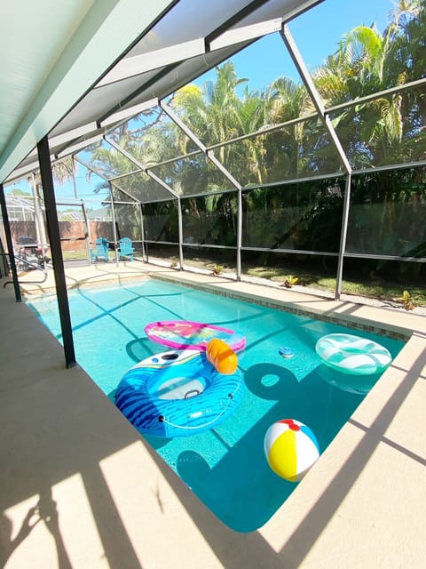 Relaxing and inviting  private pool