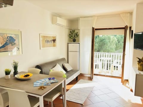 Apartment, 1 Bedroom, Balcony, Garden View | Living room | TV