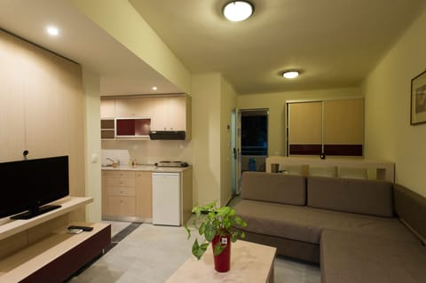 Apartment, 2 Bedrooms | Living room | Flat-screen TV
