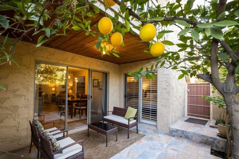 A private, serene, ground floor patio