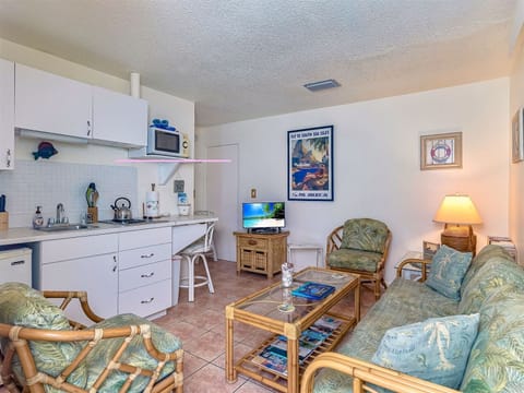 Living Area and Kitchen