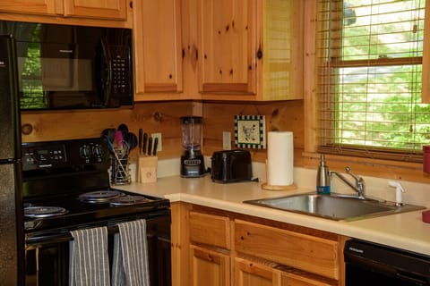 Fully stocked kitchen