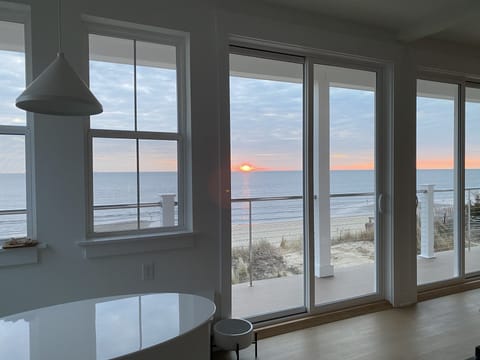 Kitchen view and breakfast nook