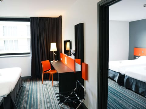 Standard Suite, 2 Double Beds, Connecting Rooms | Premium bedding, memory foam beds, in-room safe, desk