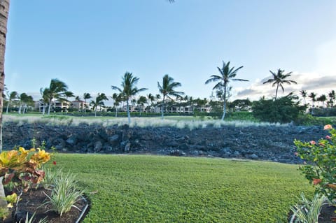 Golf course views from lanai