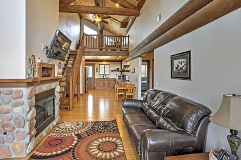 Upstairs living area