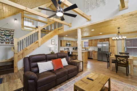 Living Room and Open Kitchen and Dinning Area