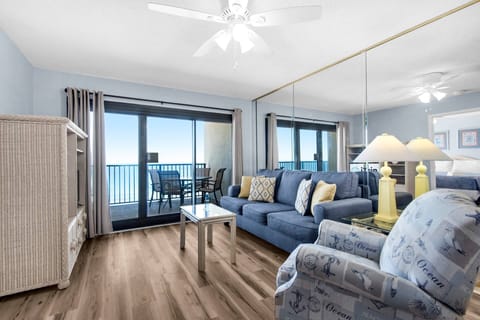 Living room with Gulf view