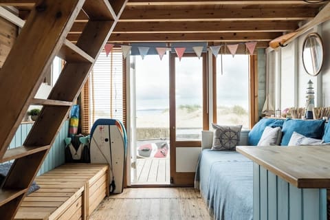 Interior of the hut