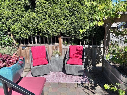 Private patio for you to enjoy. Perfect for a morning or afternoon beverage